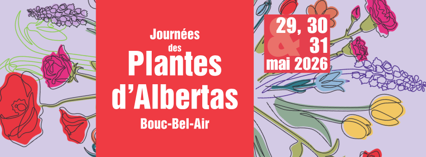 affiche de l'édition 2026 des journées des plantes aux Jardins d'Albertas